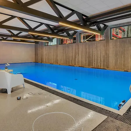 Aros Seaside With Pool, Jacuzzi & Sauna 公寓 克里斯蒂安桑