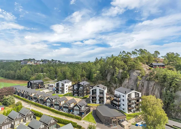 Aros Seaside With Pool, Jacuzzi & Sauna Leilighet Kristiansand